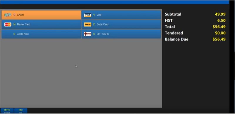 screenshot of ACCEO Smart Vendor